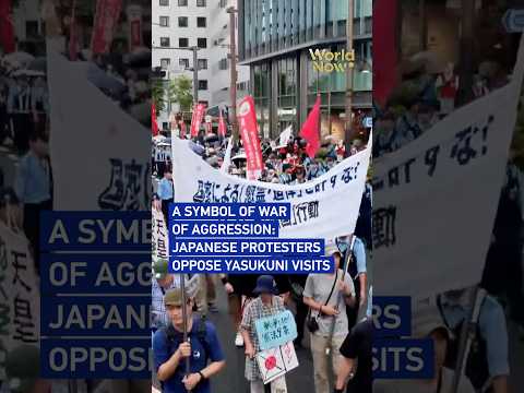 A symbol of war of aggression: Japanese protesters oppose Yasukuni visits #worldnow