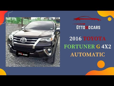 2016 TOYOTA FORTUNER G 4X2 AUTOMATIC - GUIDE TO CAR BUYERS