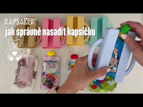 _label_product_video KAPSÁČEK Ochranný obal na dětskou kapsičku růžová