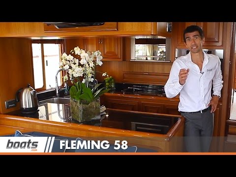 Fleming 58 passage-making motor yacht: first look video