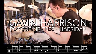 Porcupine Tree - Harridan | Gavin Harrison | Drum Transcription ( teaser )