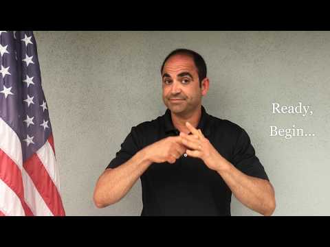 ASL with Saporito! Pledge of Allegiance