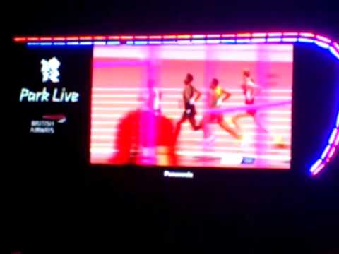 Mo Farah wins 10,000m Gold: As seen in the Olympic Park