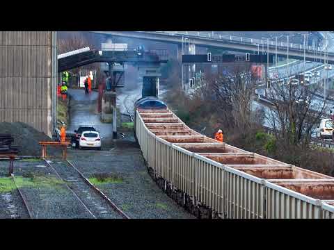 Railfreight Returns To Penmaenmawr Quarry - GBRf 60087 on 20-12-2021