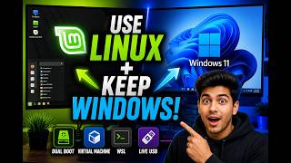 You Can Use Linux WITHOUT Ditching Windows! | Dual Boot, WSL & Virtual Machines Explained
