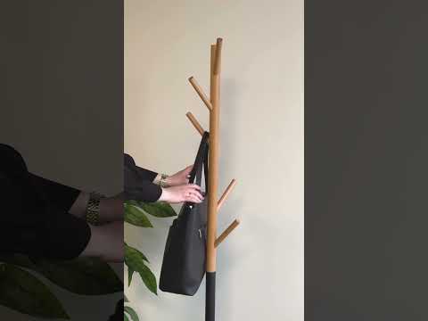 Миниатюра изображения товара Вешалка для одежды Sheffilton SHT-CR25 (прозрачный лак/черный/мрамор)