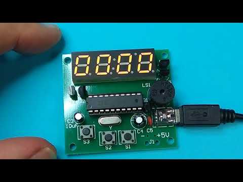 ICStation - Analog Computer Program Control Bell DIY Kit 48Bit Adjustable Electronic Alarm Clock