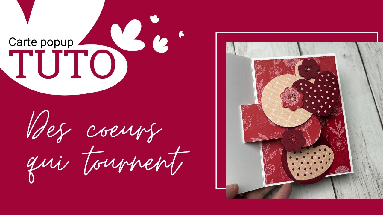 Carte popup : Des cœurs qui tournent facade placeholder