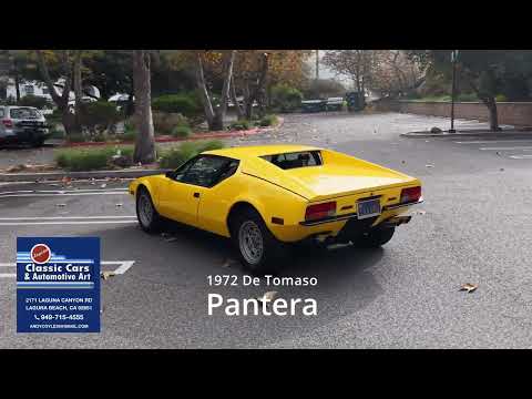 1972 De Tomaso Pantera (CC-2009597) for sale in Laguna Beach, California