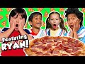 Ryan's Pizza Play Day! DIY Pizza Recipes for Kids with MarMar Land