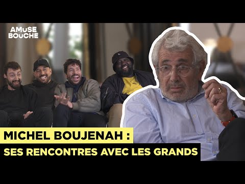 He rubbed shoulders with the greats | Michel Boujenah with Roman Frayssinet, Redouane, Djimo and ...