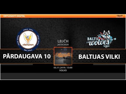 2019/2020: LBJČH: U11: A GRUPA PĀRDAUGAVA 10 PRET BALTIJAS VILKI 03.11.2019. 15:00
