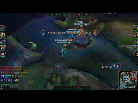 LoL: PowerOfEvil Ryze vs Cassiopeia MID PRESEASON2017 Jan 2017