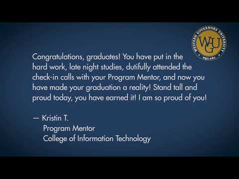 WGU Spring 2021 Virtual Commencement - Master's Ceremony