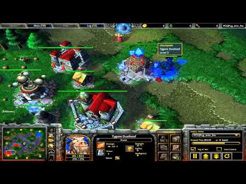 WarCraft 3 Cast : Lyn (Orc) vs Yumiko (Hu) on Amazonia