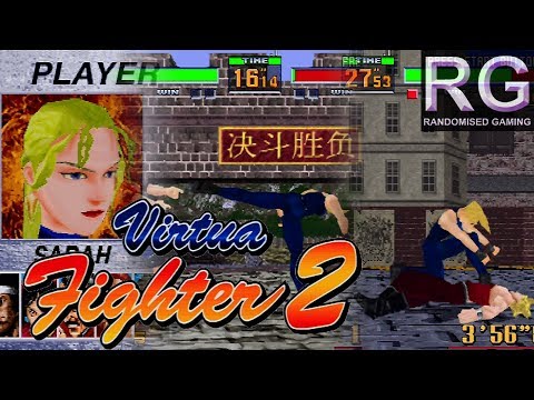 Virtua Fighter 2 - Sega Saturn - Playthrough as Sarah Trueplay 1CC & secret ending [1080p 60fps]