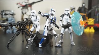 BEST 3.75" STORMTROOPER FIGURES EVER!! TVC Gaming Greats Commander, Heavy Trooper, & E-Web Review!