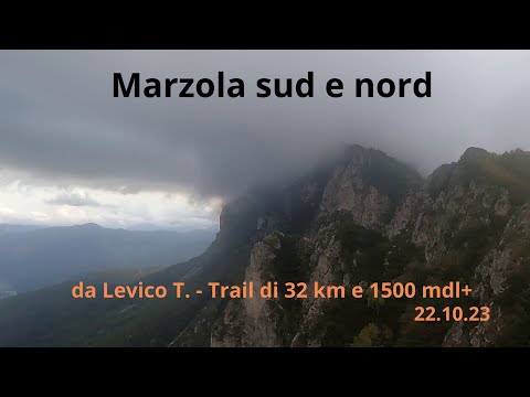 Marzola sud e nord da Levico Terme in Valsugana,Trento