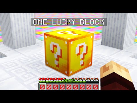 Kiingtong - Minecraft UHC but there is only 1 Lucky Block..