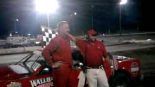 preview picture of video 'Roger Smith In Victory Lane 7-3-09 at Morgan County Speedway'