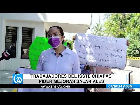 Video: Trabajadores del ISSTECh, piden mejoras salariales