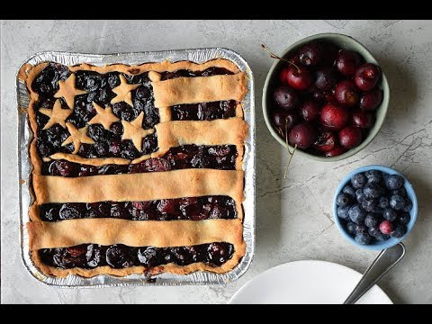 4th of July Blueberry Cherry Pie - Vegan | Gluten Free...