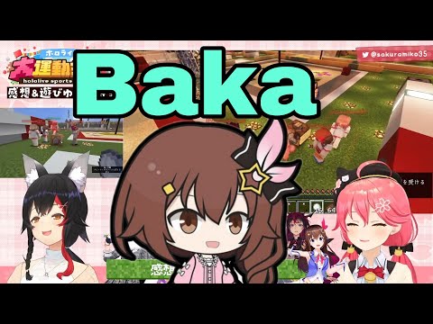 Hololive Cut - Tokino Sora Hit Miko For Transfering Her To Mio Team | Minecraft [Hololive/Eng Sub]
