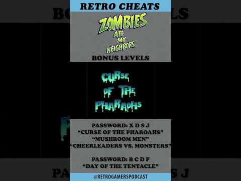 Retro Cheats: Zombies Ate My Neighbors