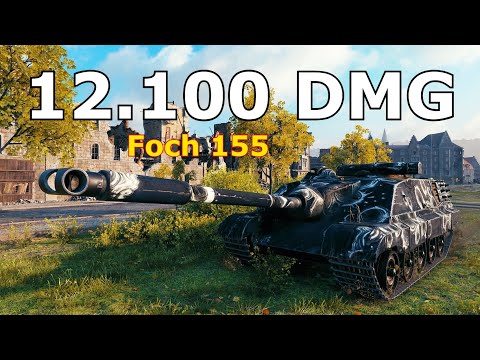 World of Tanks AMX 50 Foch (155) - 12.100 Damage