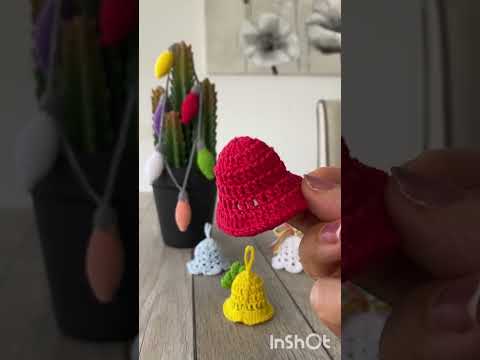 Clopoțel croșetat , tutorial pas cu pas - Modelul II  . Decorațiuni , ornamente de Crăciun