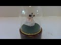 Vintage Reuge wedding couple dancing music box - Singing bird boxes Vintage Reuge wedding couple dancing music box
