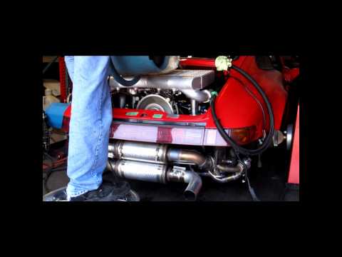 TurboKraft Porsche 3.8L Twin Turbo GT2 with ITB AEM 670rwhp pump gas