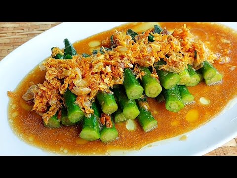 เพิ่งรู้นำกระเจี๊ยบมาทำแบบนี้จะอร่อยมากจริงๆ กระเจี๊ยบผัดน้ำมันหอย หวานฉ่ำนุ่มกรุบกรอบ เข้ากันสุดๆ