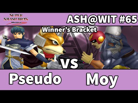 SC | Pseudo (Marth, Fox) vs Mariott Moy (Falcon) - ASH@WIT #65 Melee Bracket