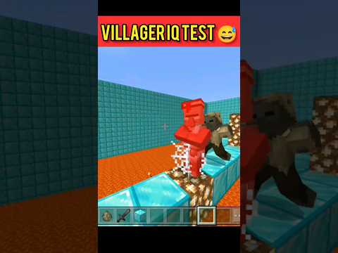 Insane Villager IQ Test! Can you beat it? 😜
