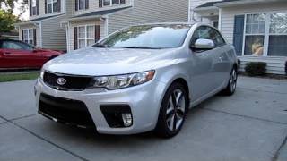 2010 Kia Forte Koup SX In Depth Review, Start Up, and Engine Details