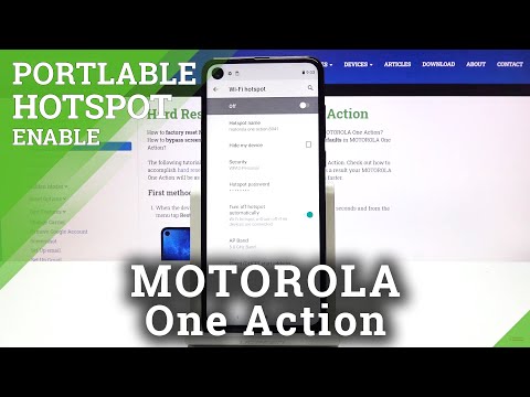 How to Use Portable Hotspot on Motorola One Action –  Share Internet