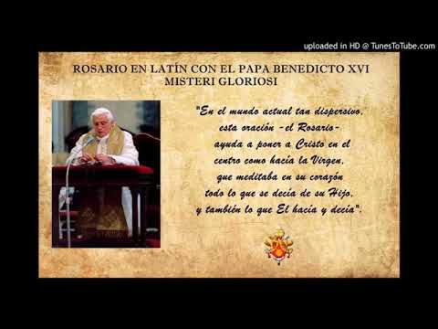 ROSARIO EN LATIN. MISTERIOS GLORIOSOS.  Miércoles y domingos
