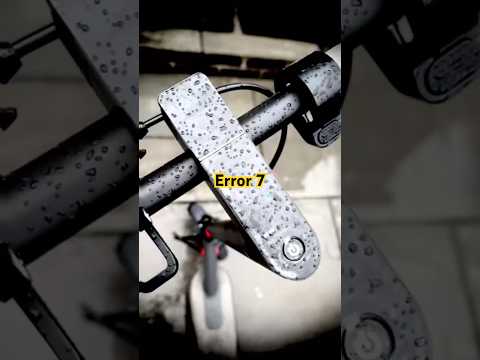 Error 7 on a escooter #automobile #escooter #electric #foryou