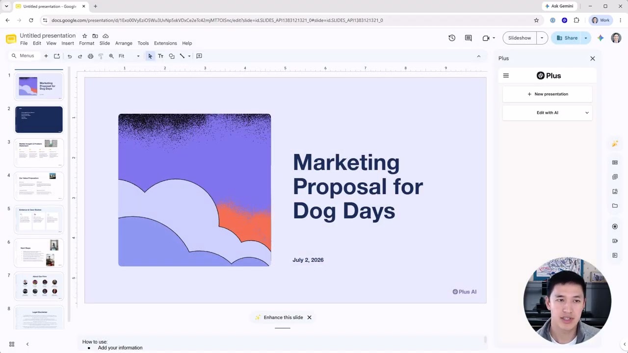 Plus AI Tutorial | How to use Plus AI in Google Slides video thumbnail