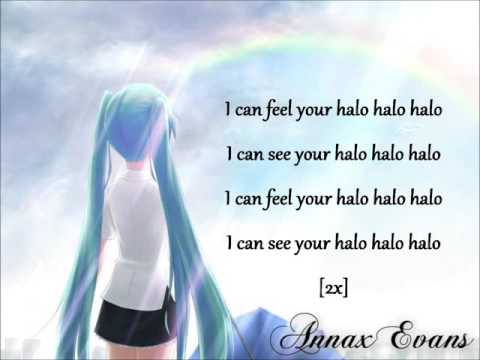 Nightcore - Halo (lyrics) (re-upload)