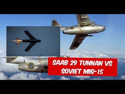 Saab 29 Tunnan vs Soviet MiG-15: A Cold War Fighter Showdown