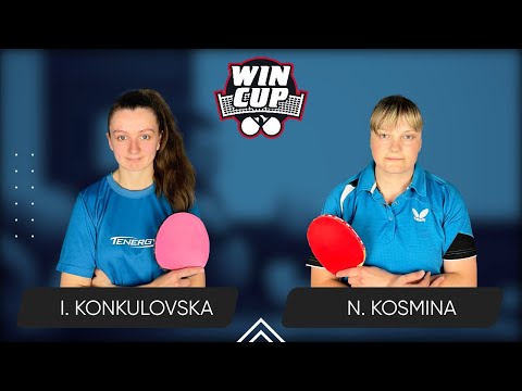 10:15 Iryna Konkulovska - Natalia Kosmina West 2 WIN CUP 26.06.2024 | Table Tennis WINCUP