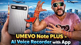 911Studios' UMEVO Note PLUS - AI Voice Recorder with App Control : AI Transcription, Summarization