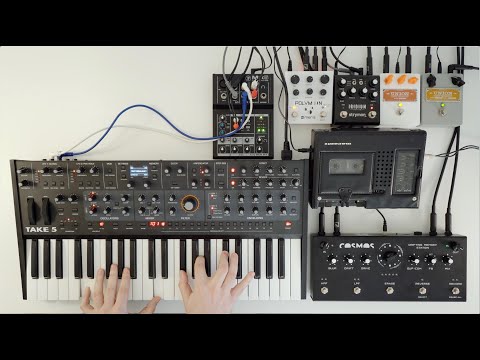 Ambient jam w/ Soma Cosmos, Take 5, Polymoon, Marantz cassette tape piano, and guitar