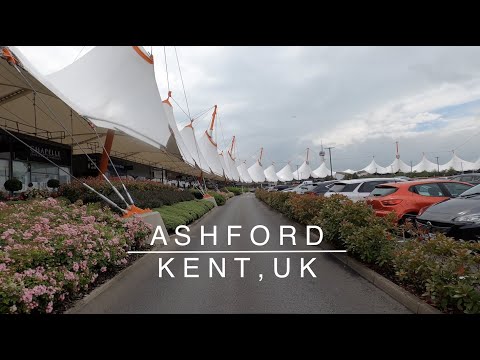 4K Ashford (Kent, UK) Car Drive