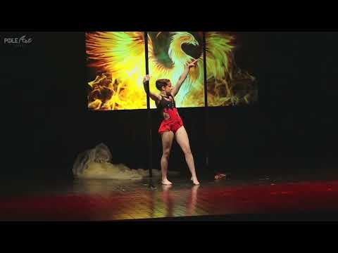 POLE ART ITALY 2022 - KIRA AMIRA SZANTO - JUNIORS ELITE 11-14 YRS 2ND PLACE
