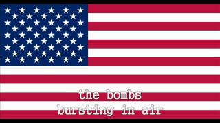 National Anthem of the United States Instrumental with lyrics