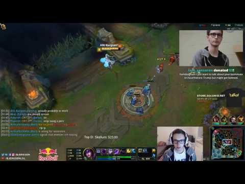 S7 Ranked Gameplay   Bjergsen as Syndra vs Orianna Mid