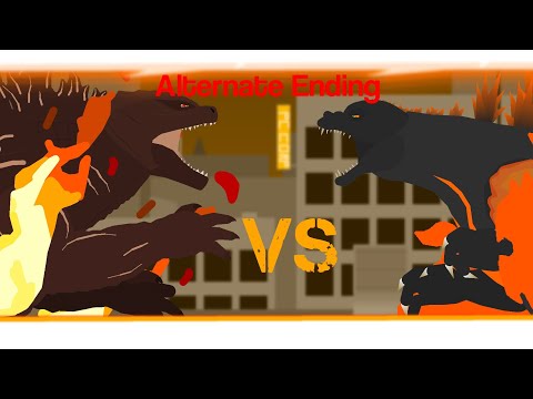 Titanus Gojira VS Heisei Gojira (Alternate Ending)